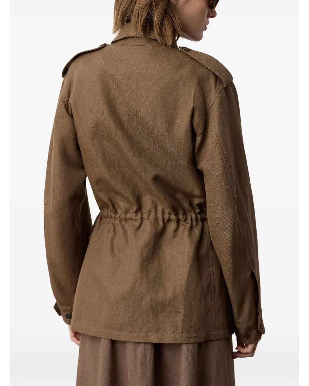 Ralph Lauren Brown Multiple-Pocket Field Jacket