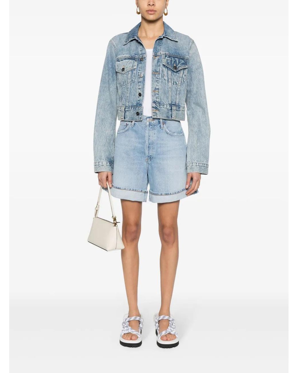 Agolde Blue Dame Short