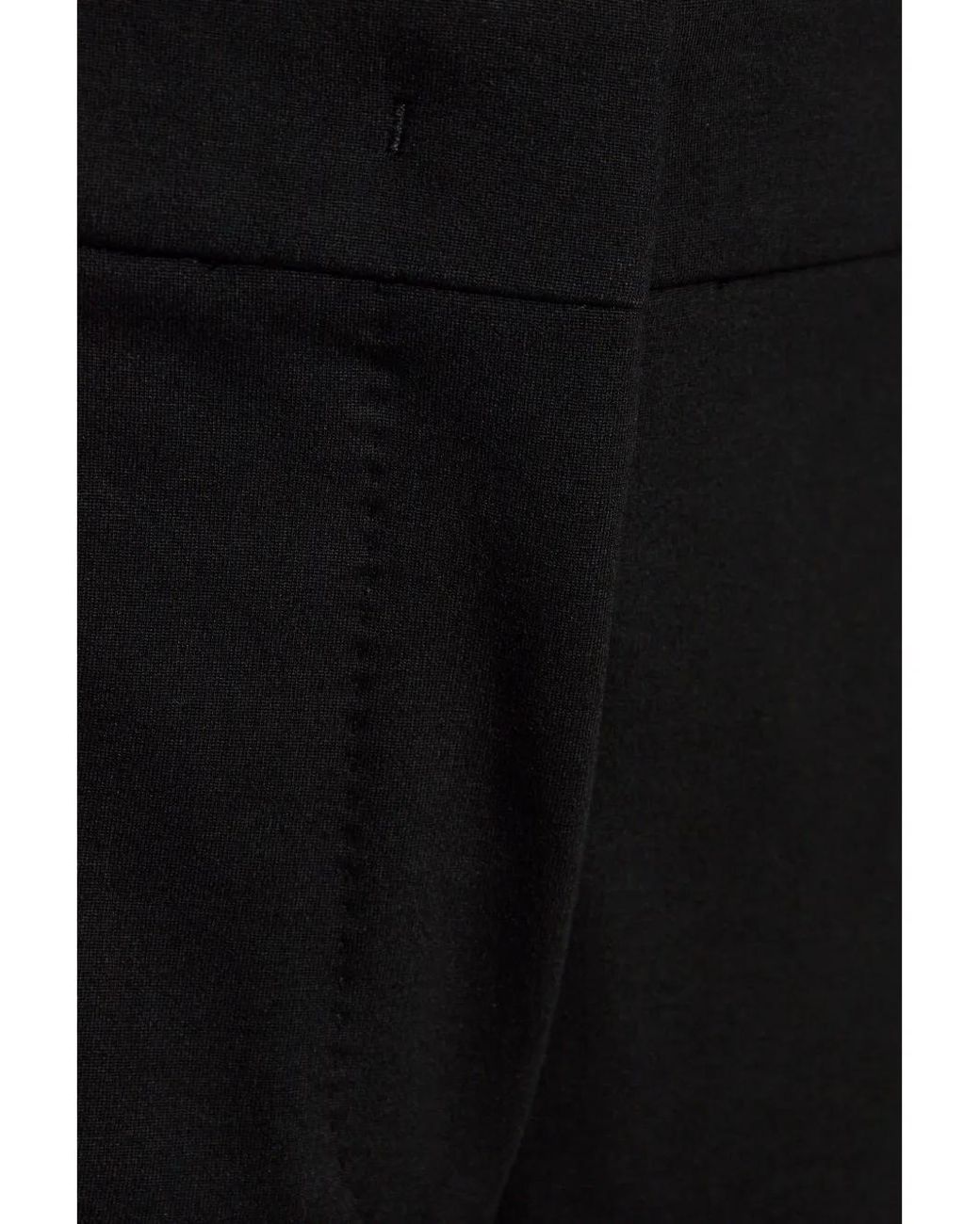 Max Mara Black Cotton Clothing Trousers