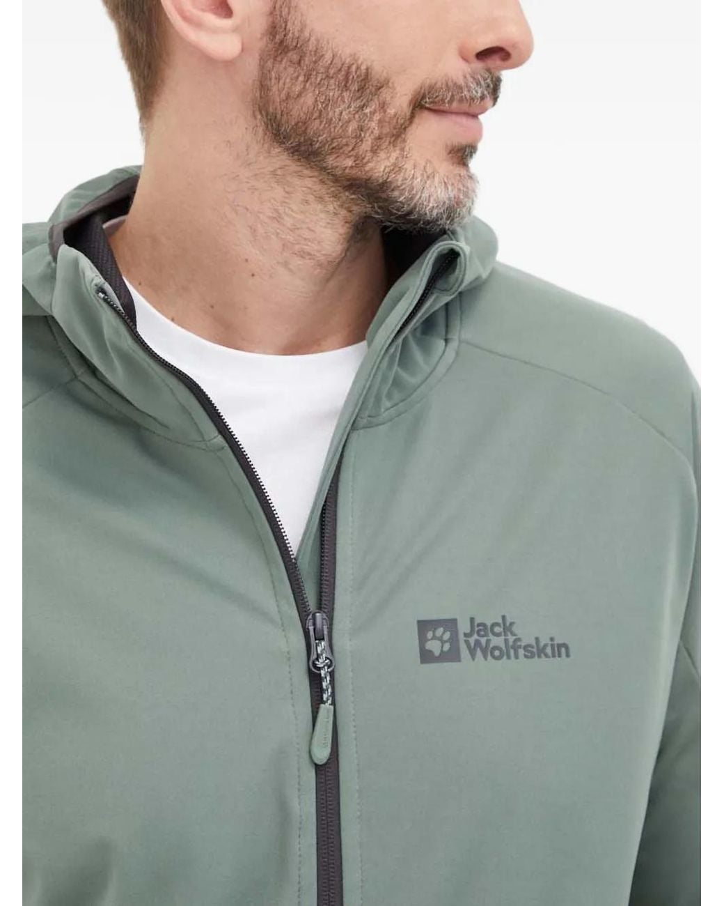 Jack Wolfskin Green Bornberg Hoody Outdoor Jacket for men