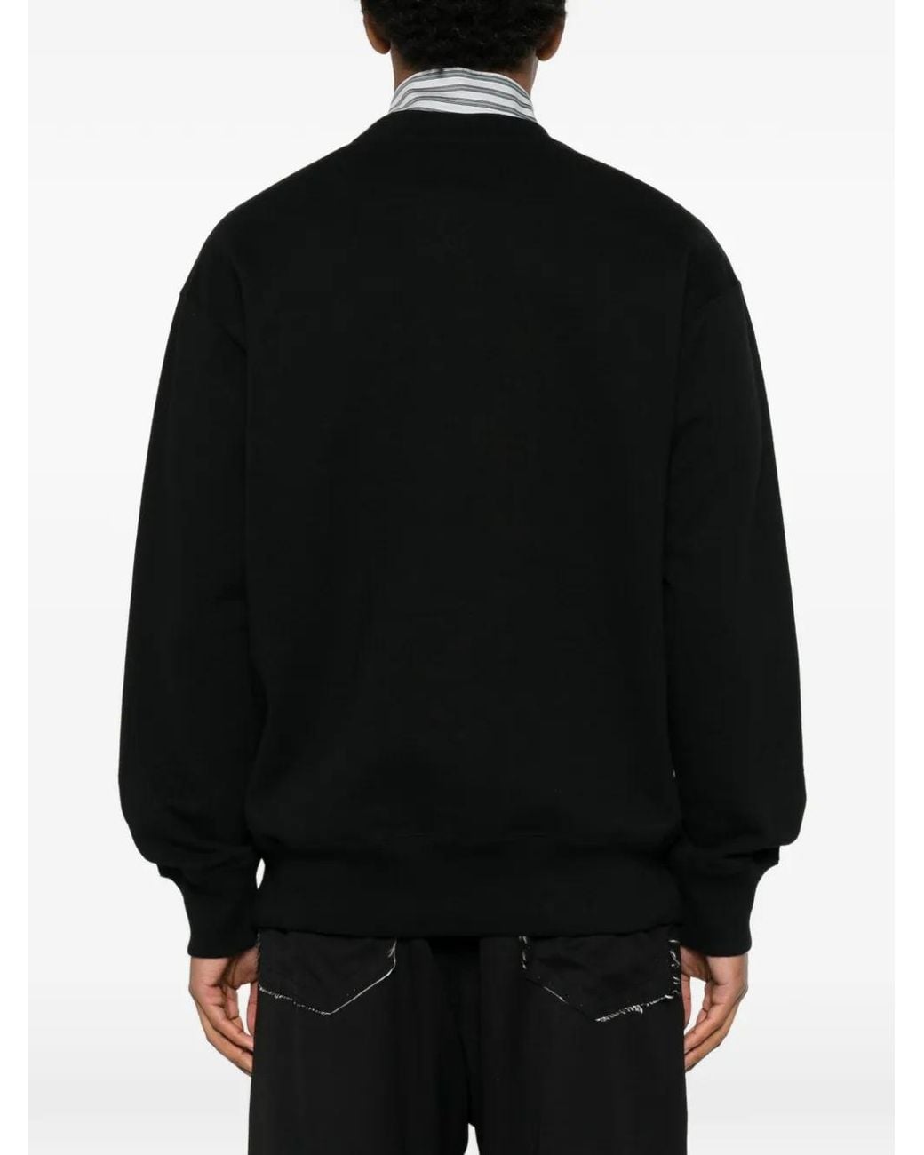 Comme des Garçons Black Logo-Print Sweatshirt for men