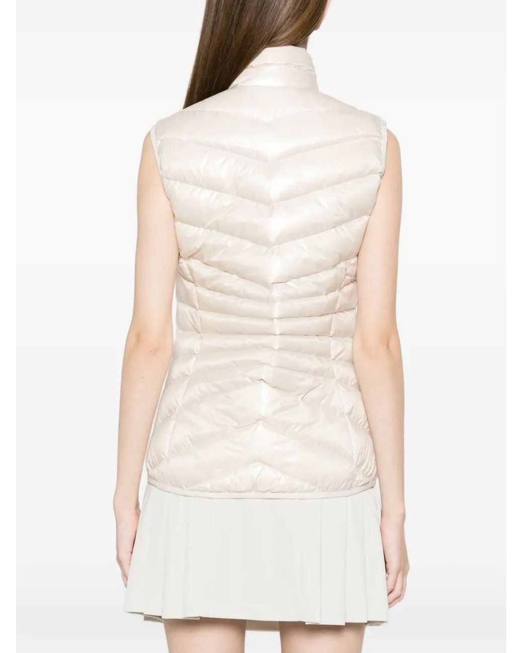 J.Lindeberg White Lara Light Down Gilet