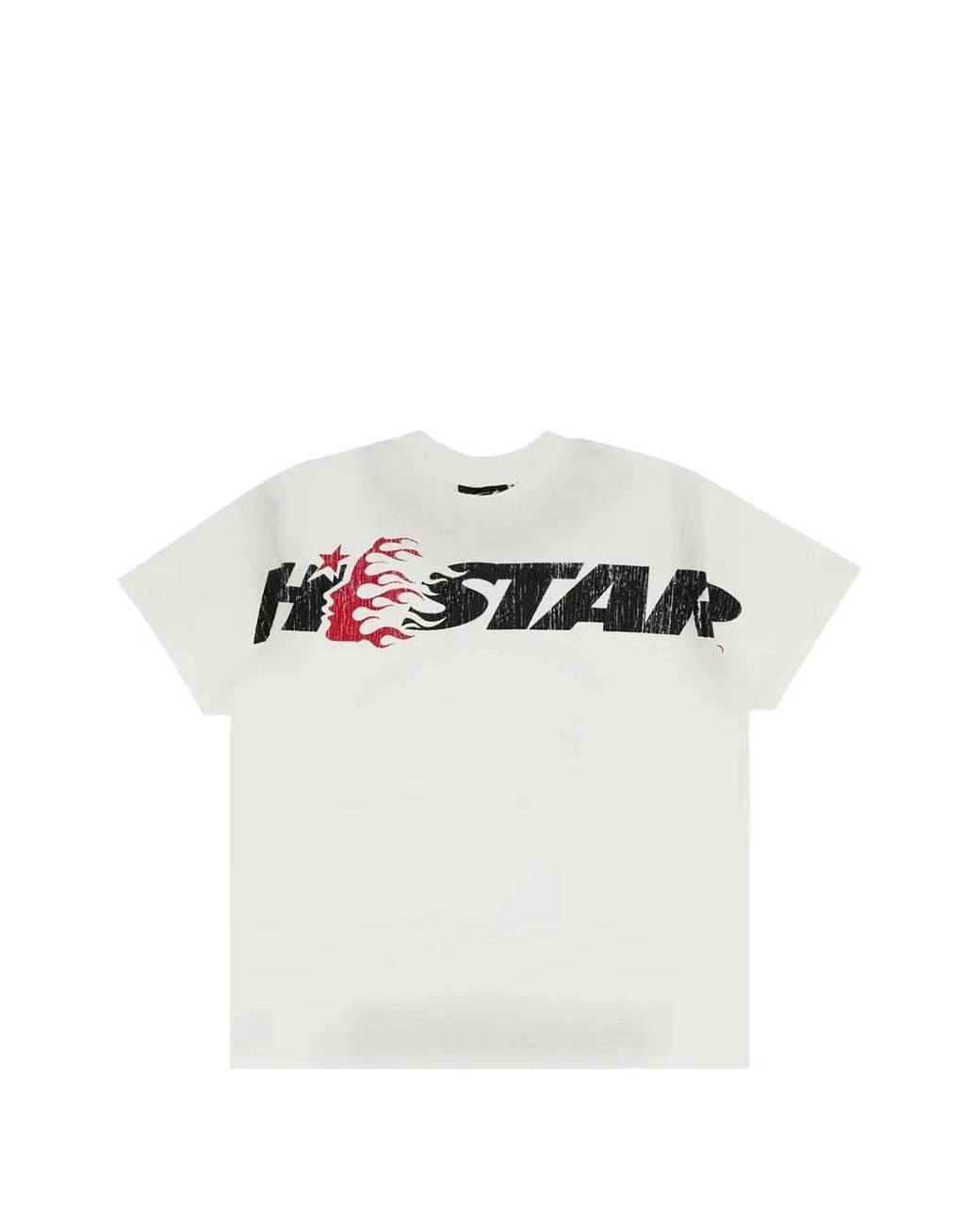HELLSTAR White Cartoon Logo T-Shirt for men