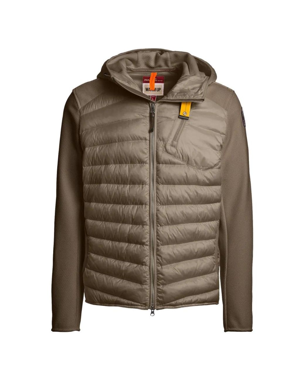 Parajumpers Brown Nolan Hybrid Hooded Jacket for men