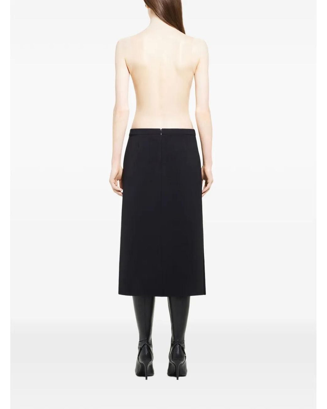 Courreges Black Illusion Bodysuit