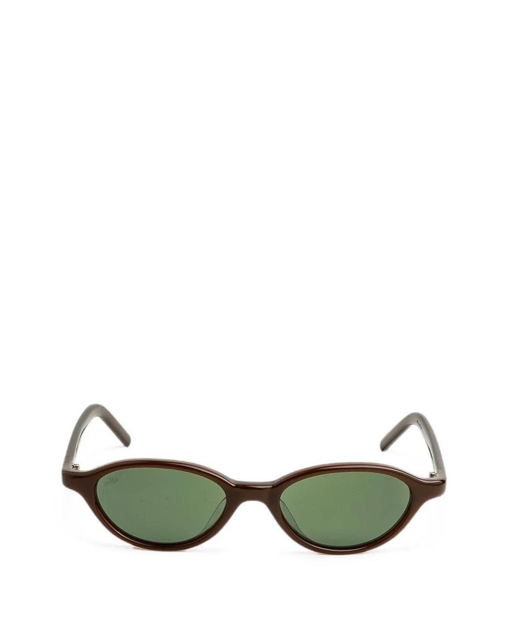 AKILA Green Alien Oval-Frame Sunglasses