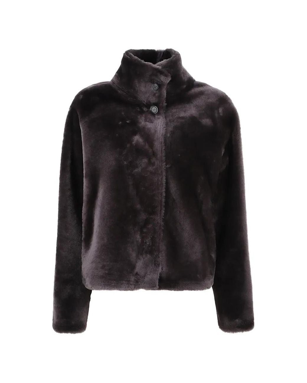 Arma Black Reversible Shearling Jacket