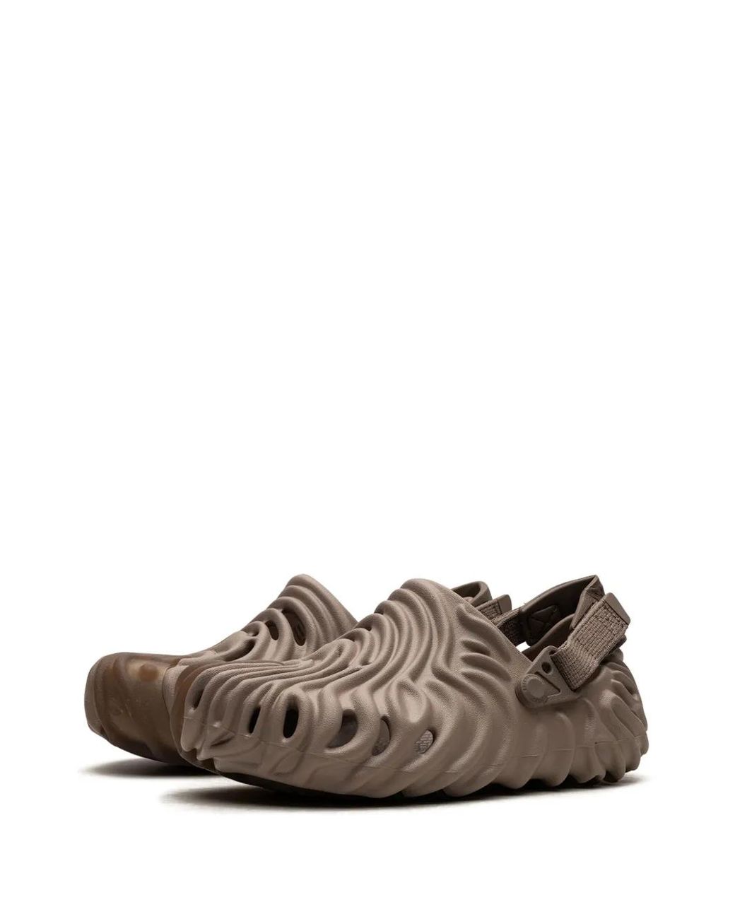 CROCSTM Brown Pollex Flat Clogs