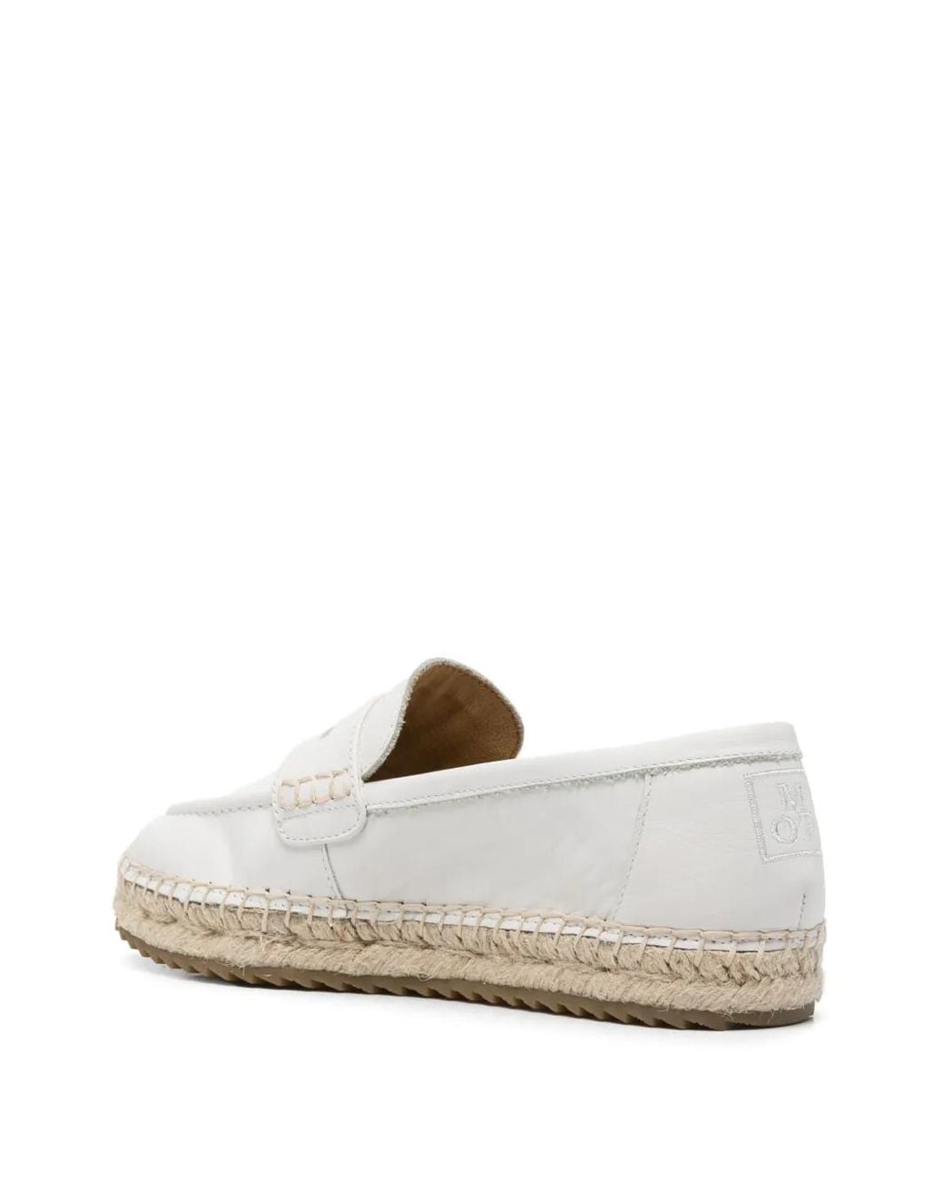 Marc O' Polo White Leather Espadrilles