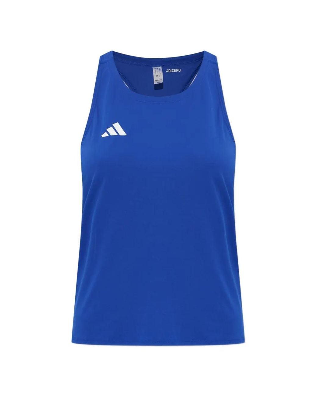 Adidas Blue Adizero Essentials Tank Top