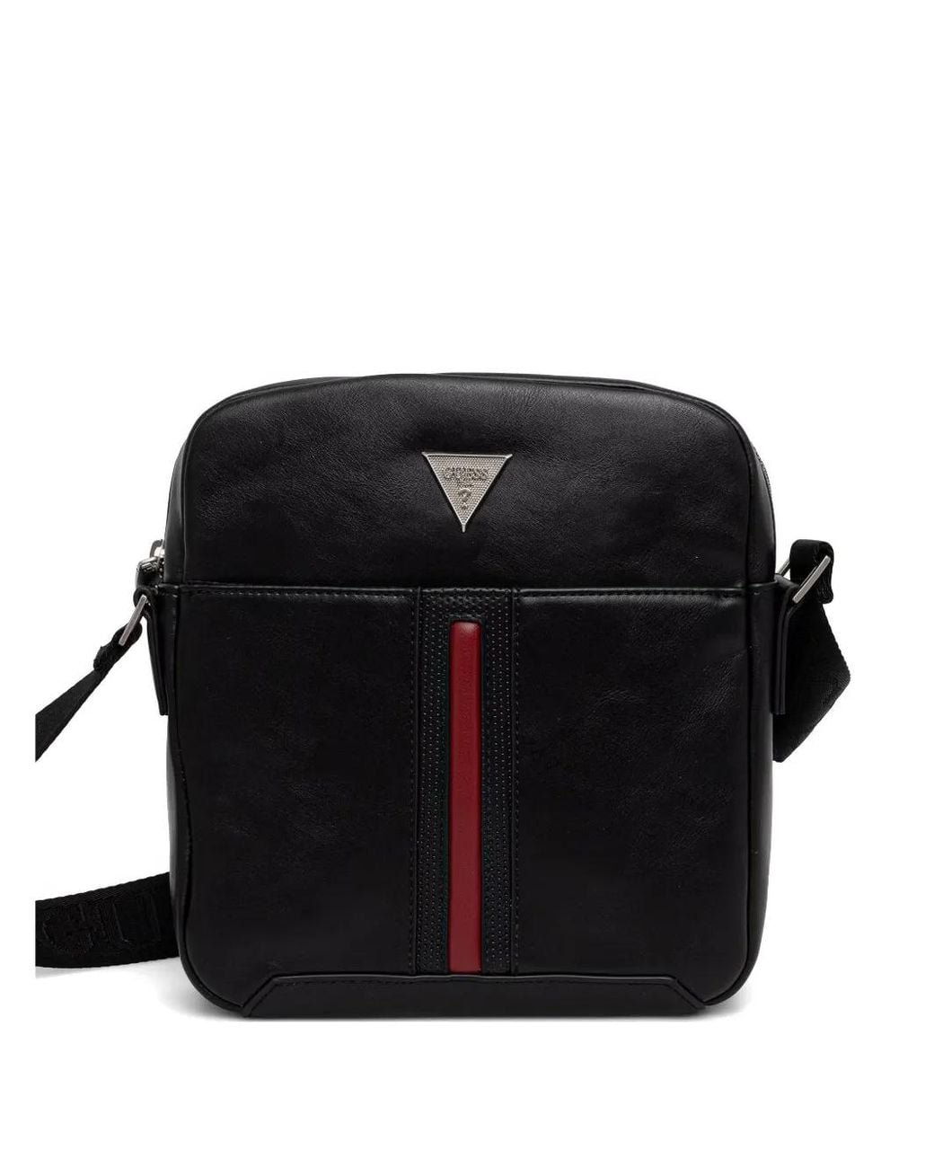Guess Black Torino Logo Crossbody Bag for men