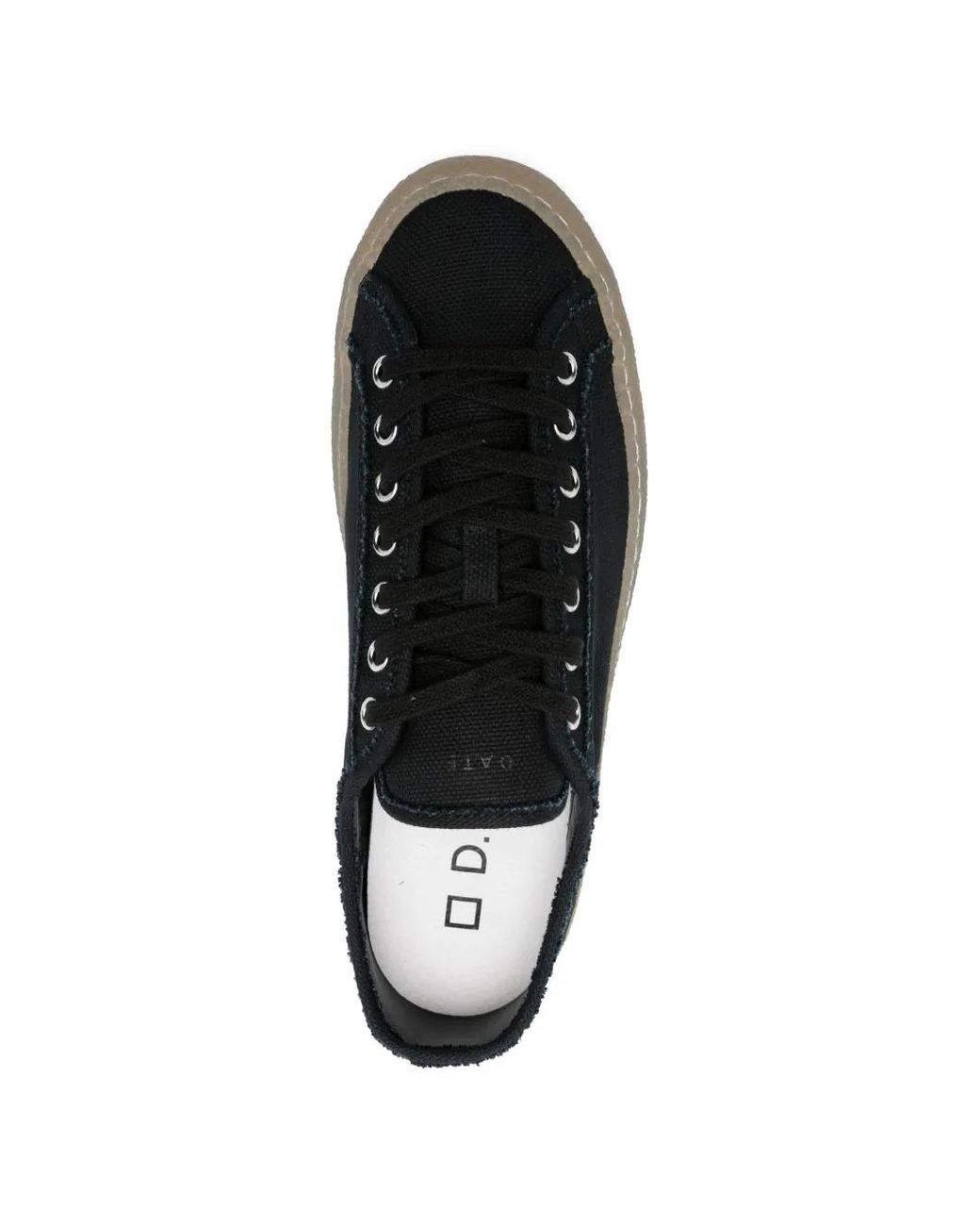 Sneakers Tender di Date in Black da Uomo