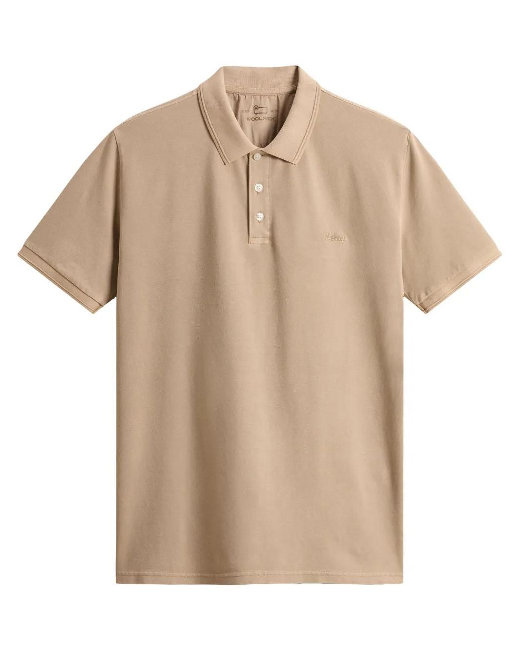 Woolrich Poloshirt in het Natural voor heren