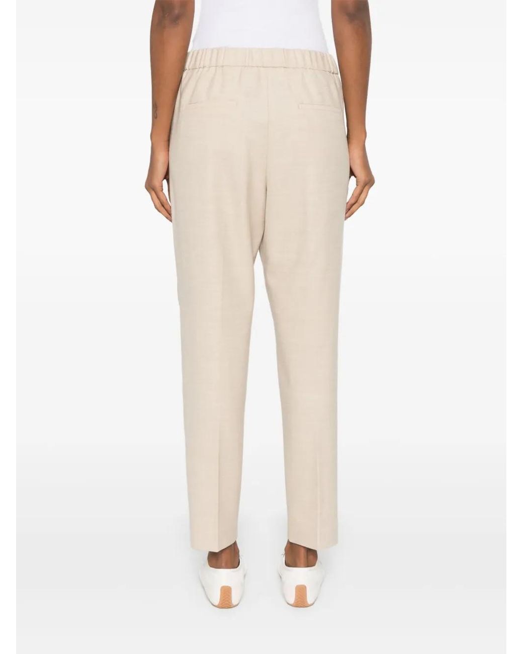 Peserico Natural Monili-Chain Trousers