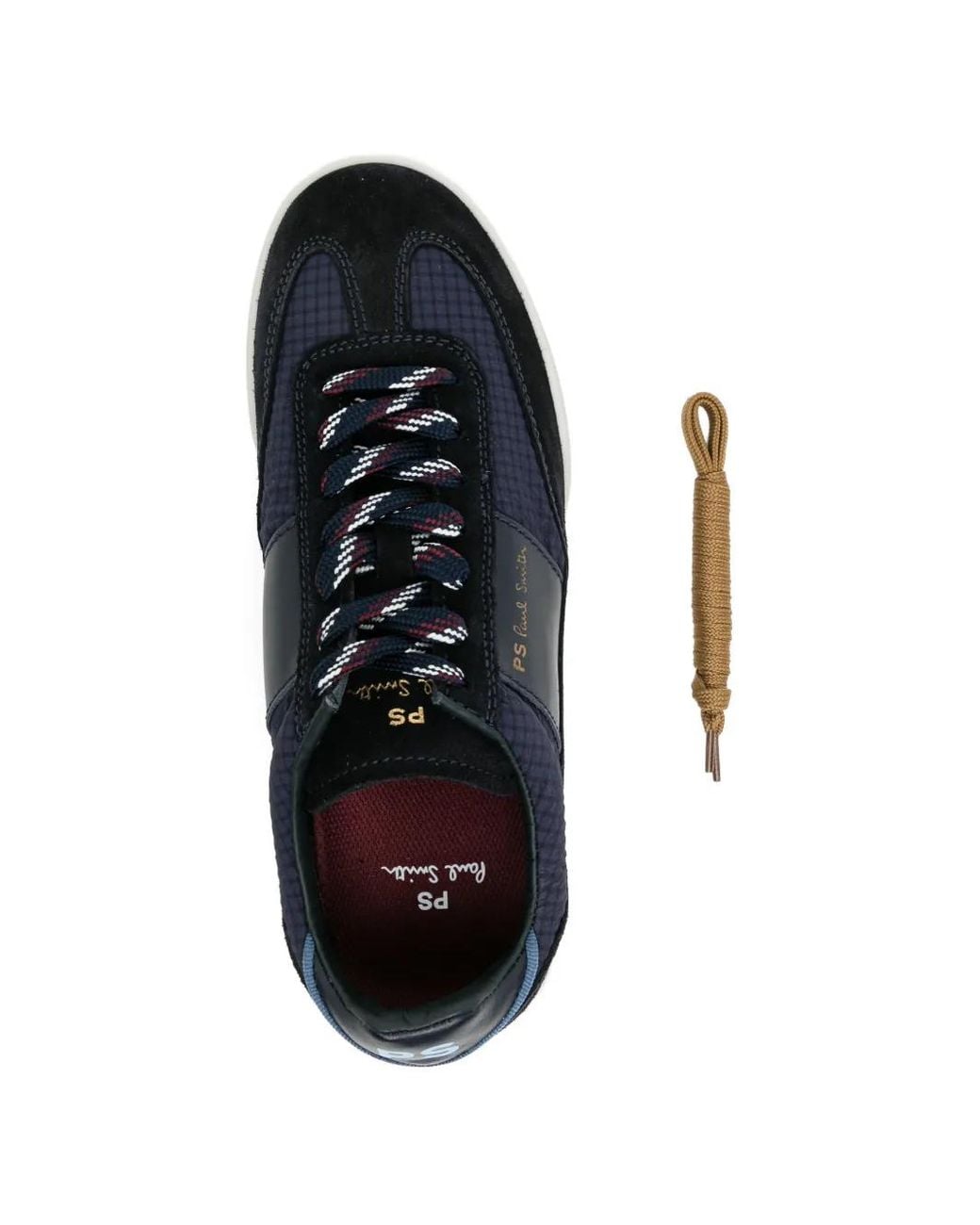 Paul Smith Black Shoe "Dover" Nylon Mix for men