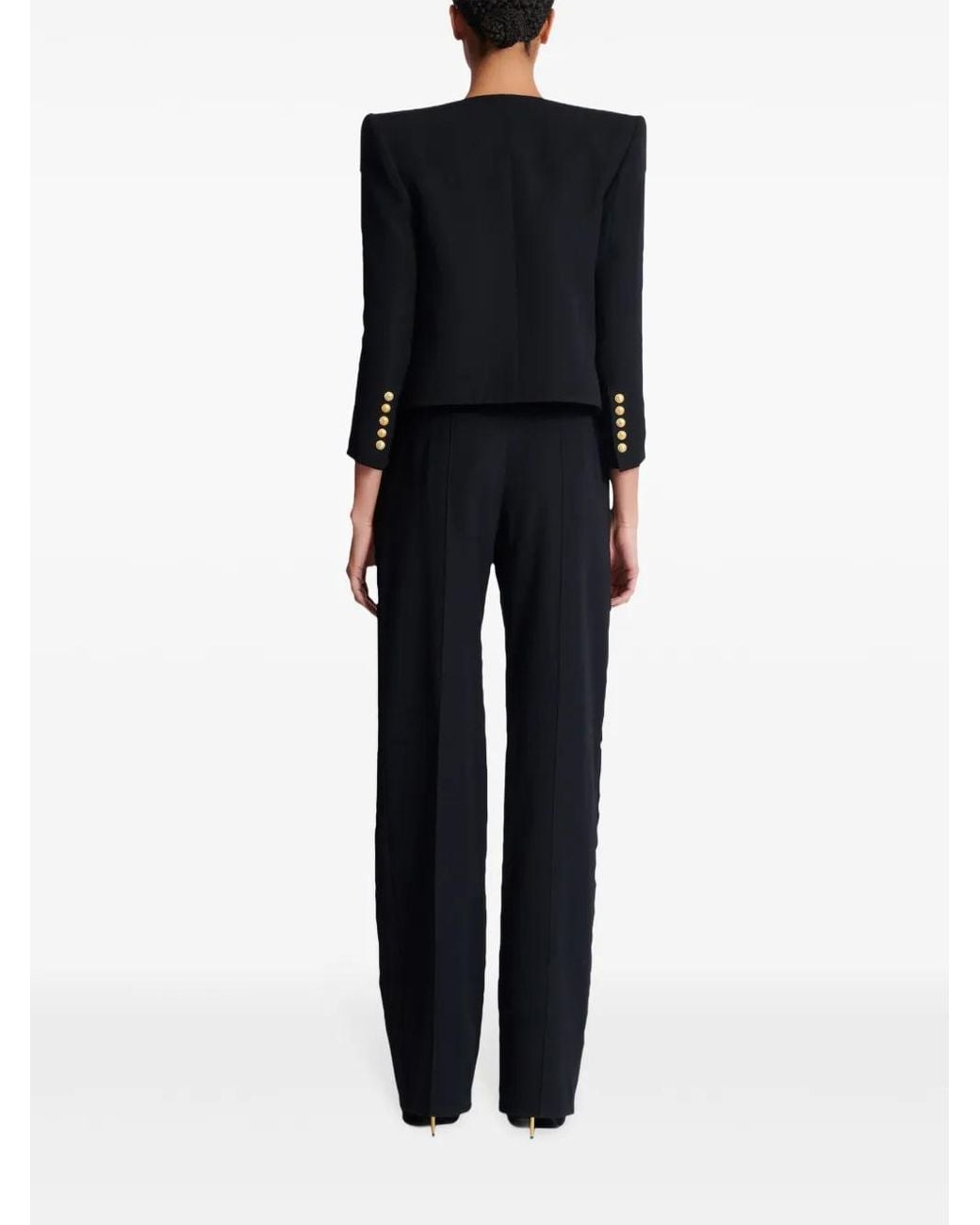 Balmain Blazer Spencer in het Black