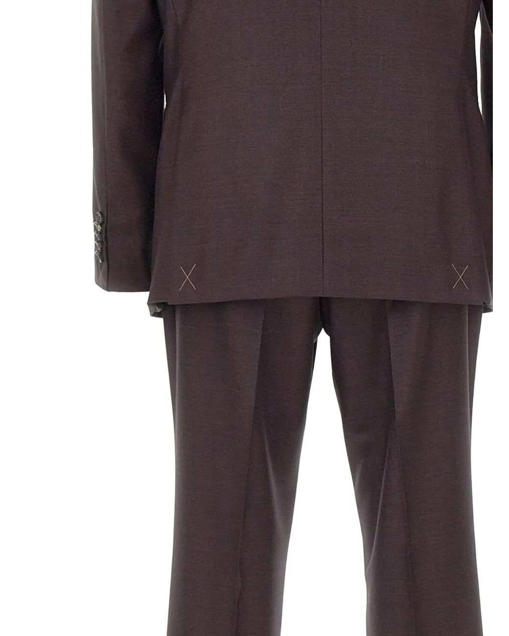 Boss Multicolor Two-Piece Slim-Fit Suit for men