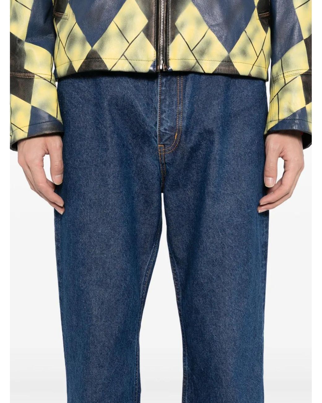 MASU Jeans Mit Logo-Patch in Blue für Herren