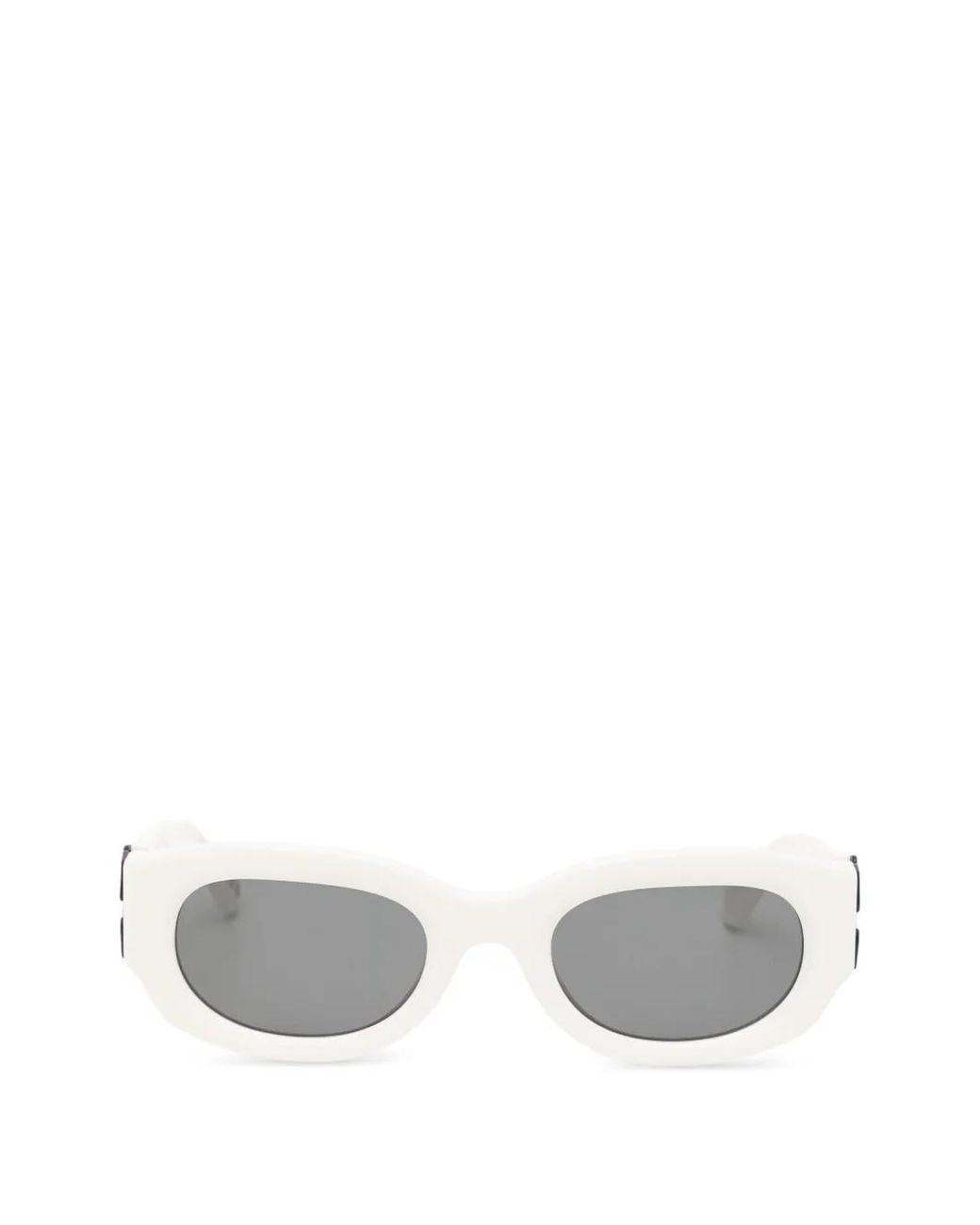 Off-White c/o Virgil Abloh White Logo-Detail Sunglasses for men