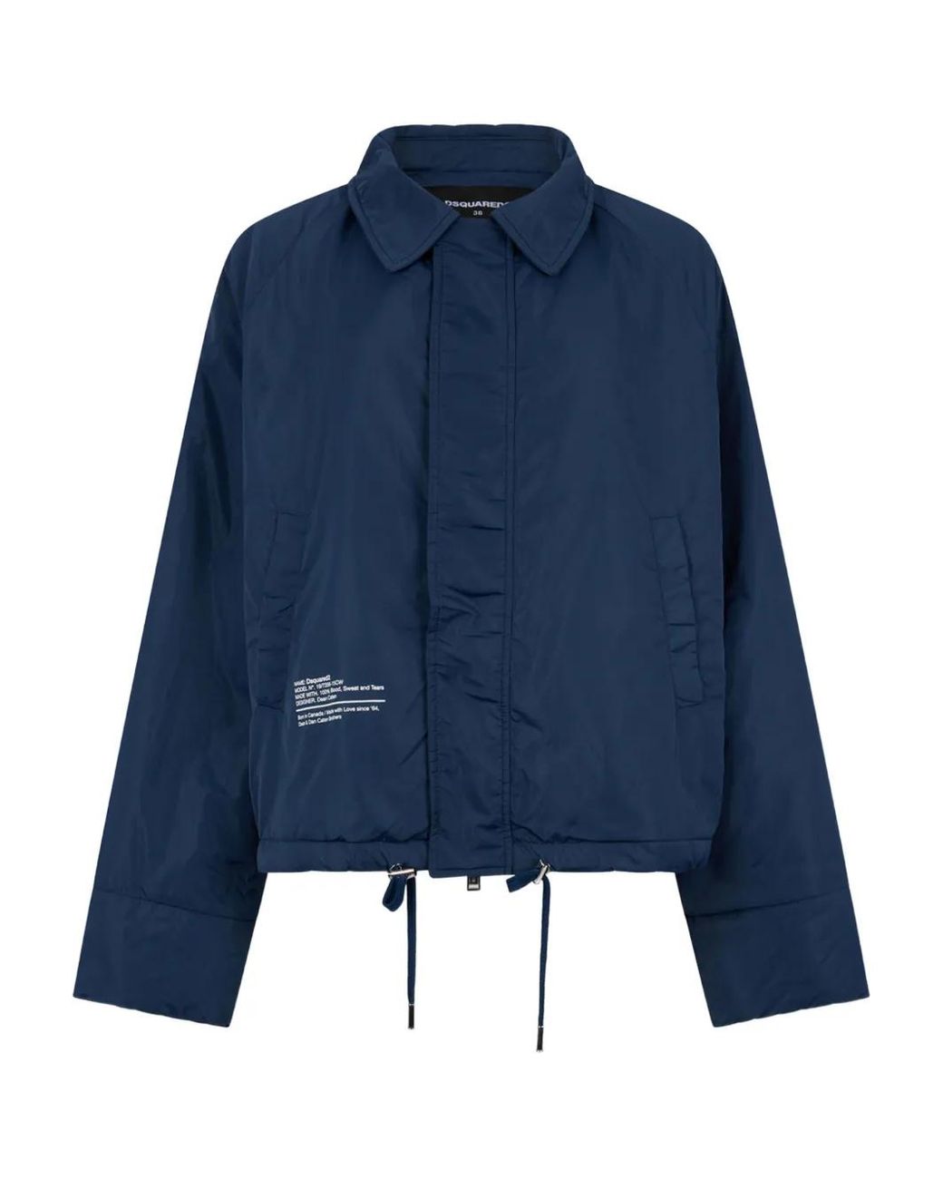 DSquared² Blue Point-Collar Jacket