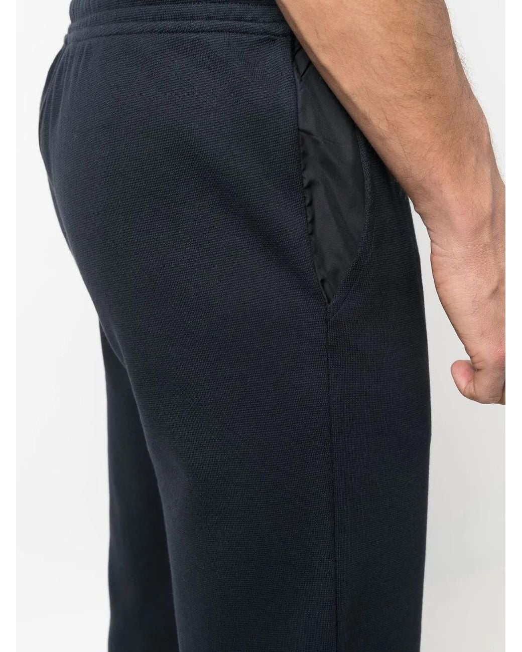 Corneliani Blue Elasticated Drawstring-Waist Trousers for men