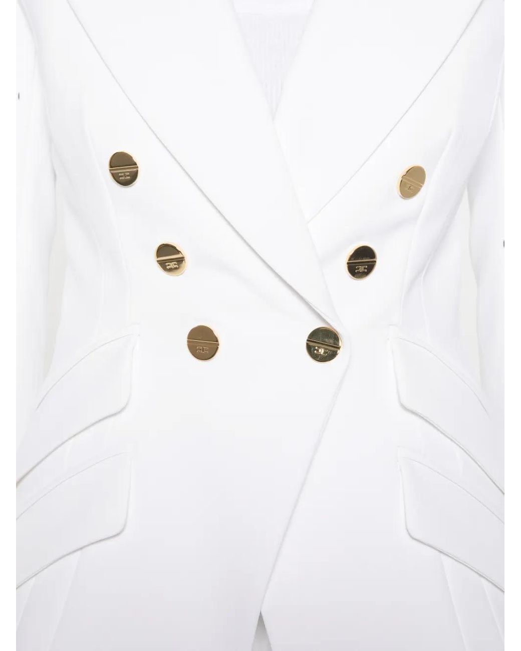 Elisabetta Franchi White Jacket