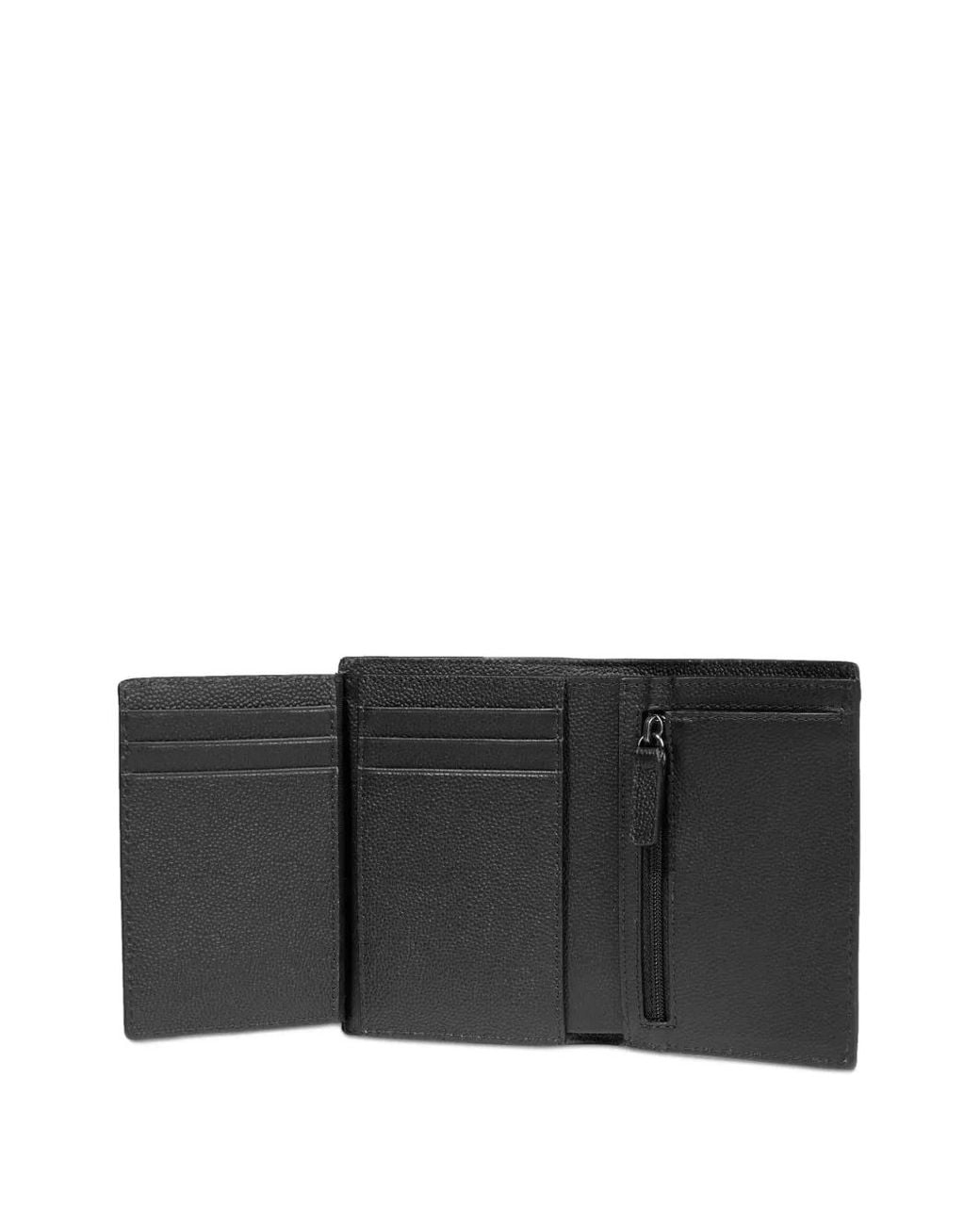 Lancel Black Charlie Leather Wallet for men