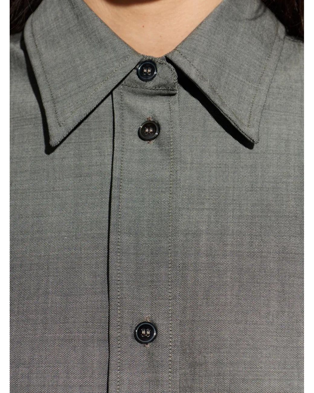 Studio Nicholson Gray Rouen Wool Shirt