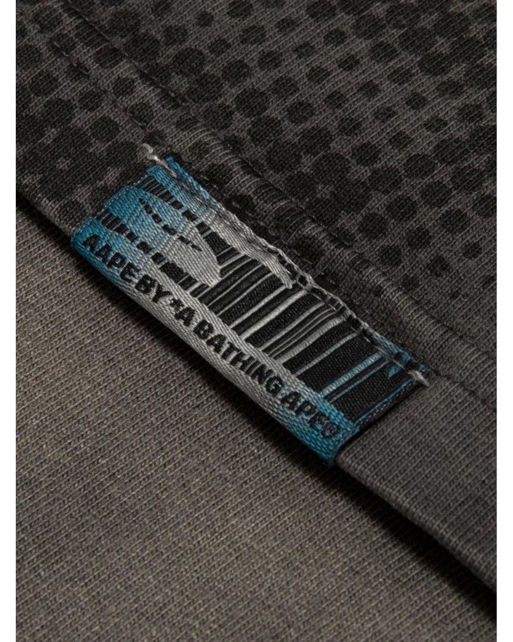 Aape By A Bathing Ape Black T-Shirt À Logo Moonface for men