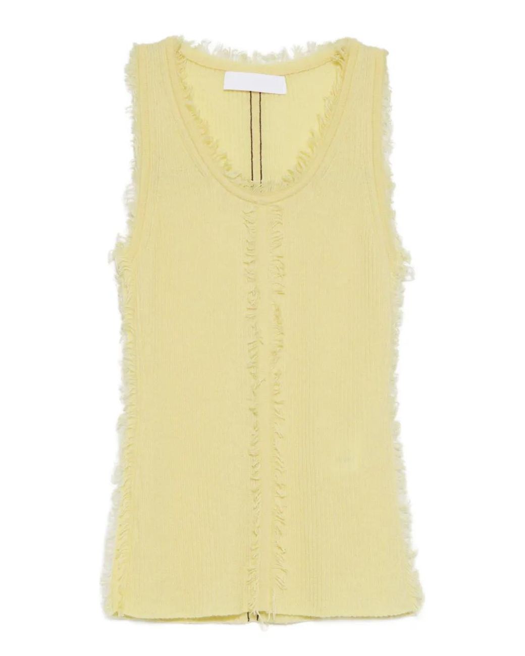 Chaleco De Cachemira CUDDLEUP de color Yellow