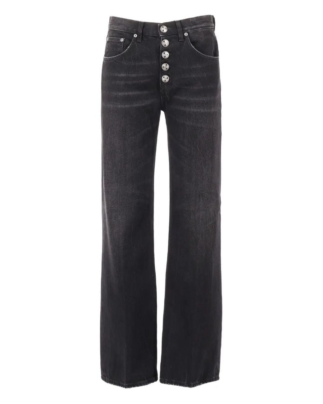 Dondup Blue Button-Fly Jeans