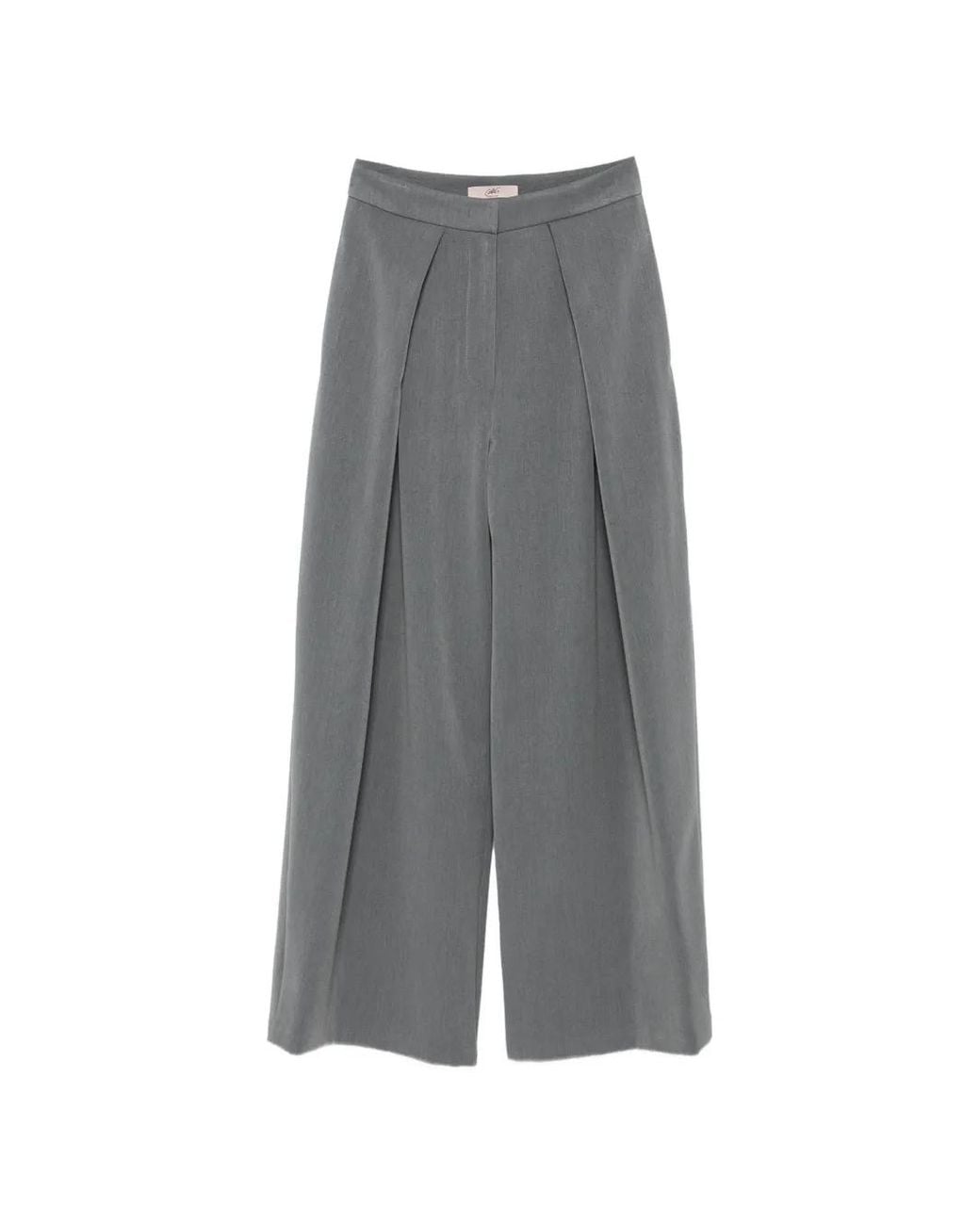 Carla G Gray Pleated Wide-Leg Trousers