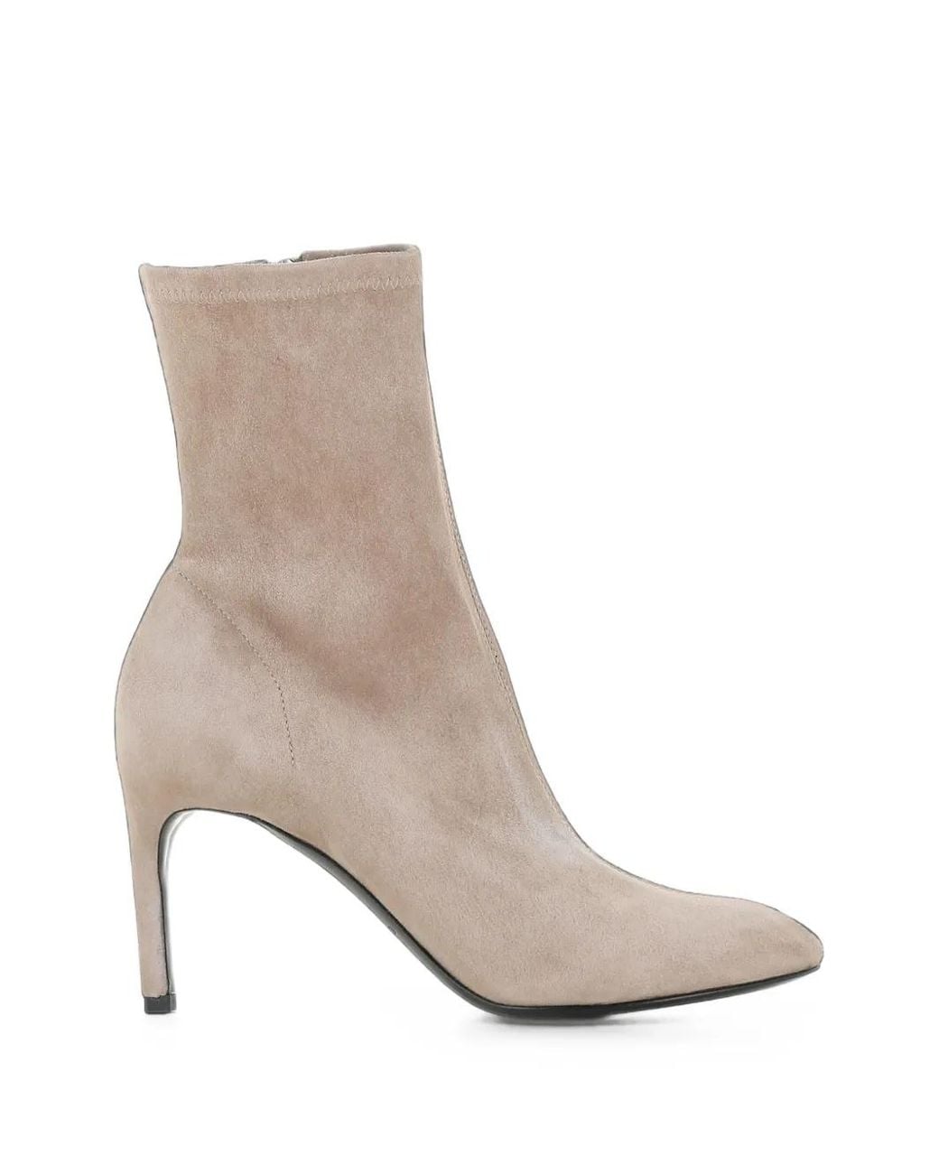 Roberto Del Carlo White Suede Boots