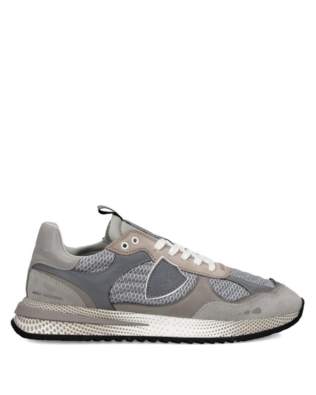 Philippe Model White Mesh Panels Sneakers for men