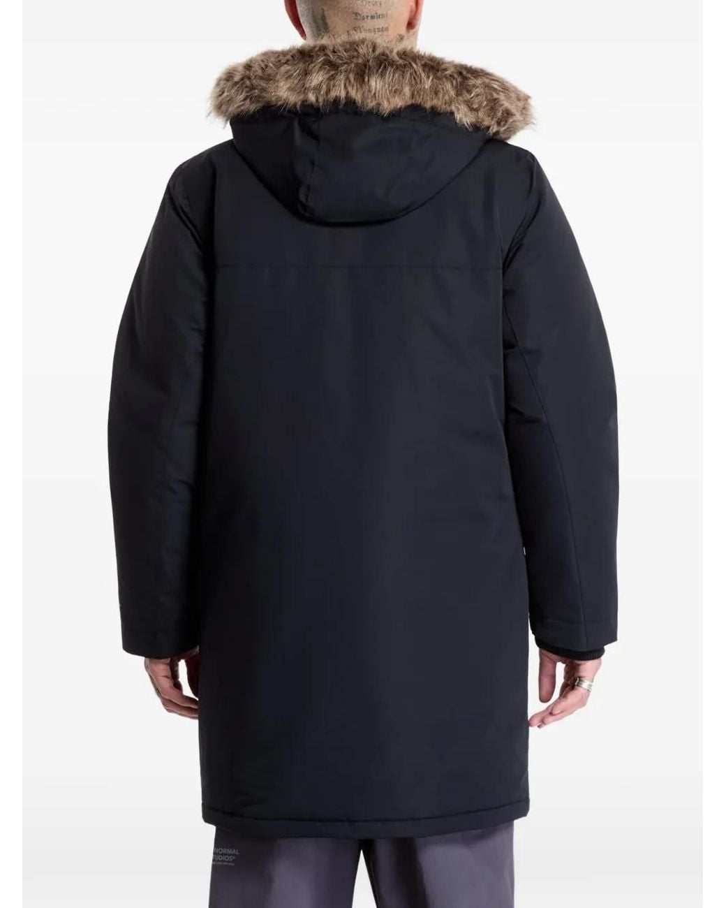 Columbia Blue Logo-Print Coat for men