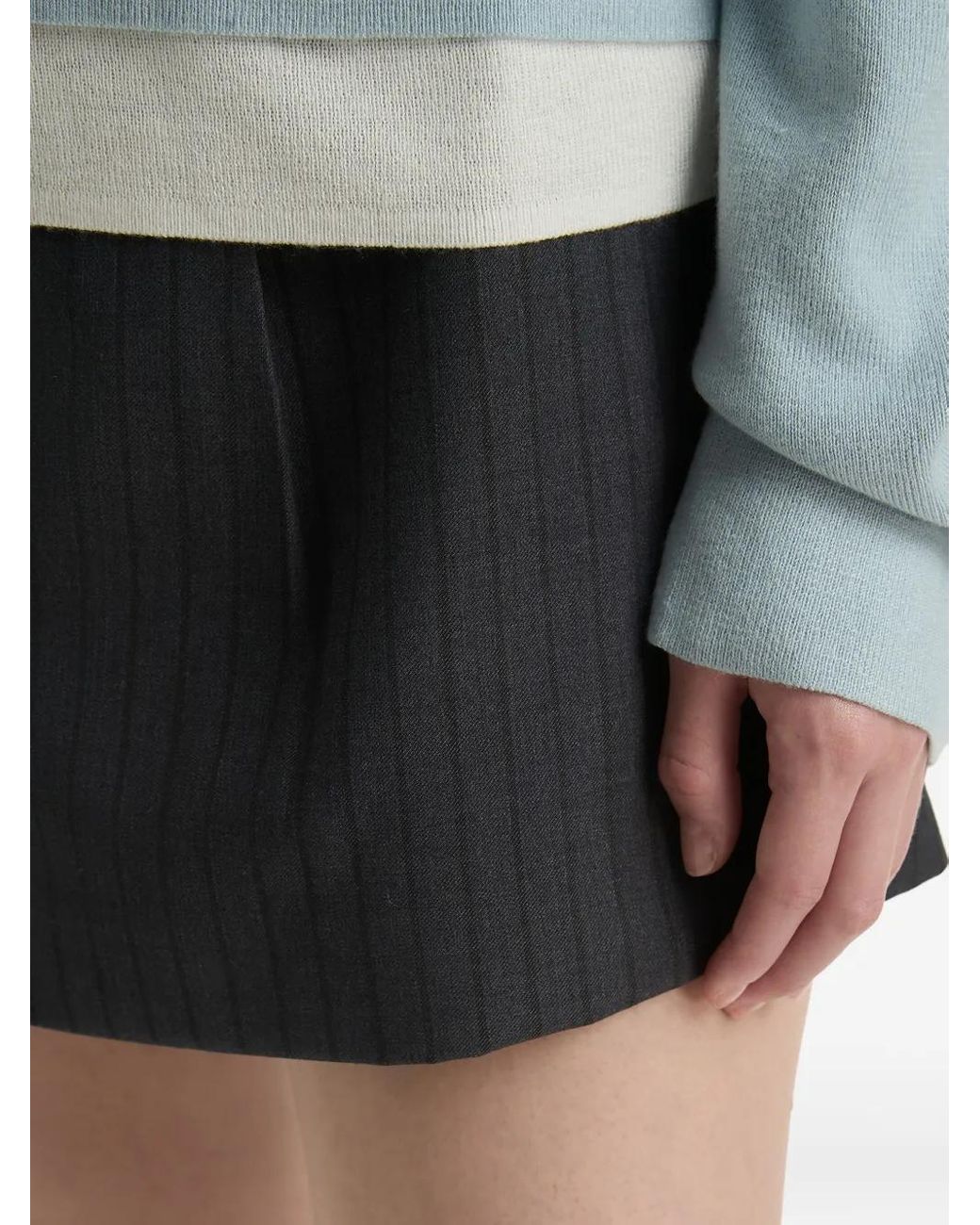 Short À Rayures B+ AB en coloris Black