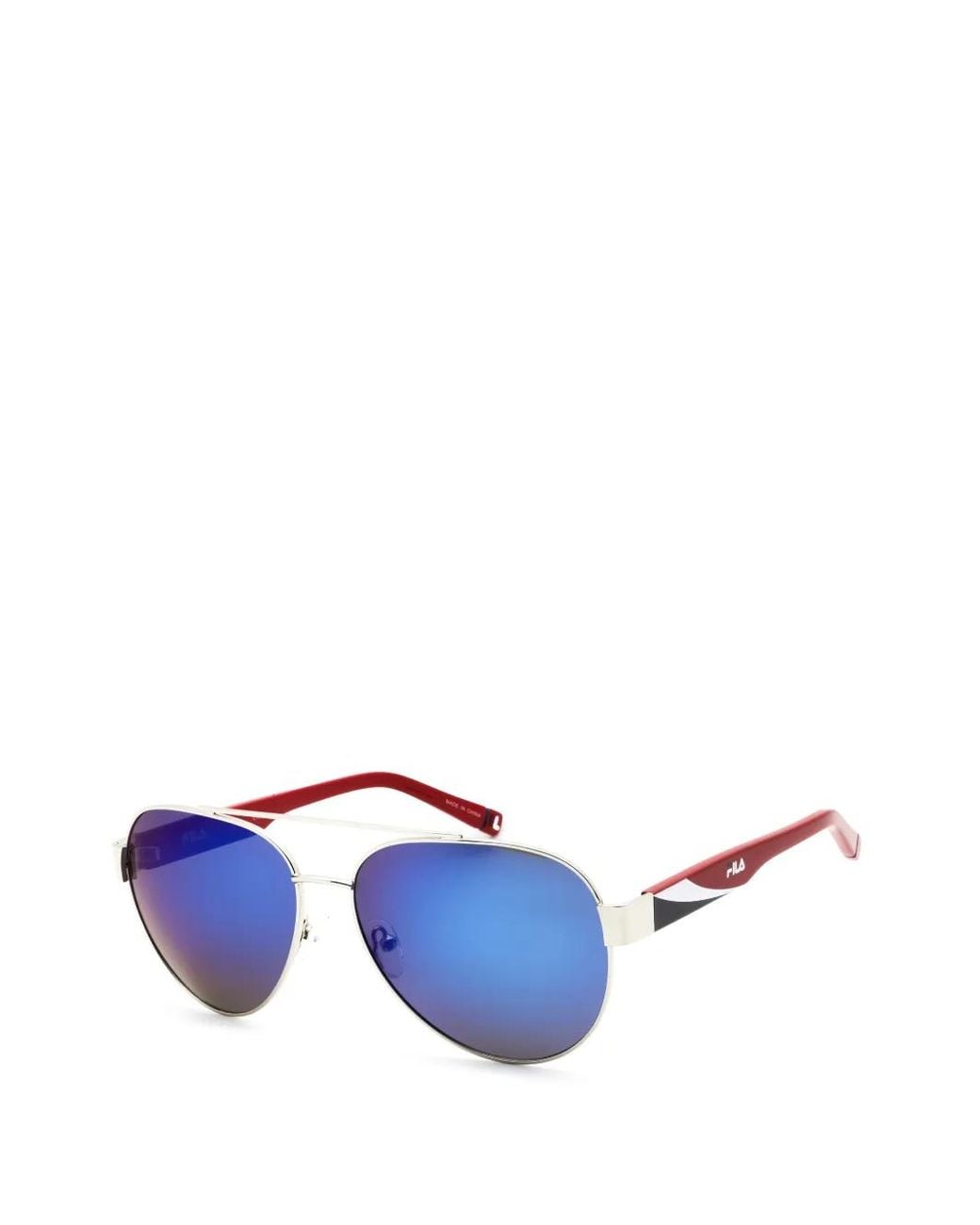 Fila Blue Pilot-Frame Sunglasses