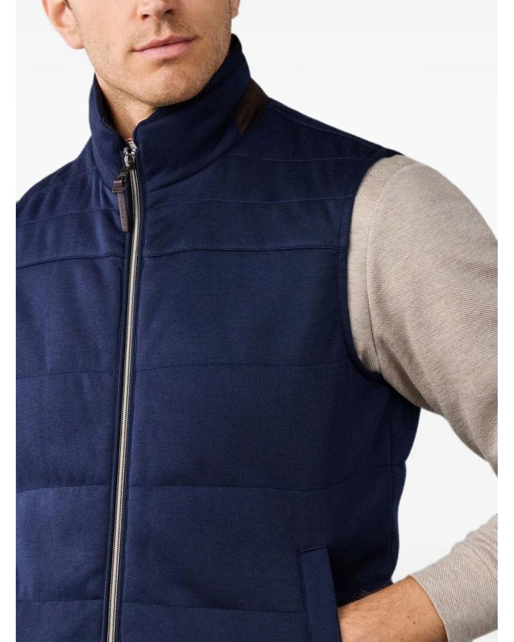 Hackett Gesteppte Weste in Blue für Herren