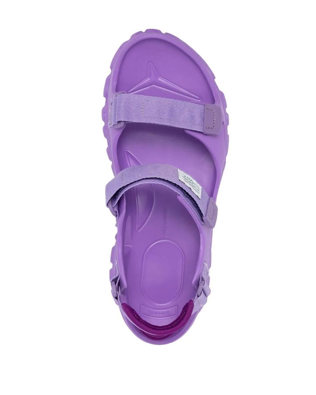 Suicoke Purple Wake Moulded Touch-Strap Sandals