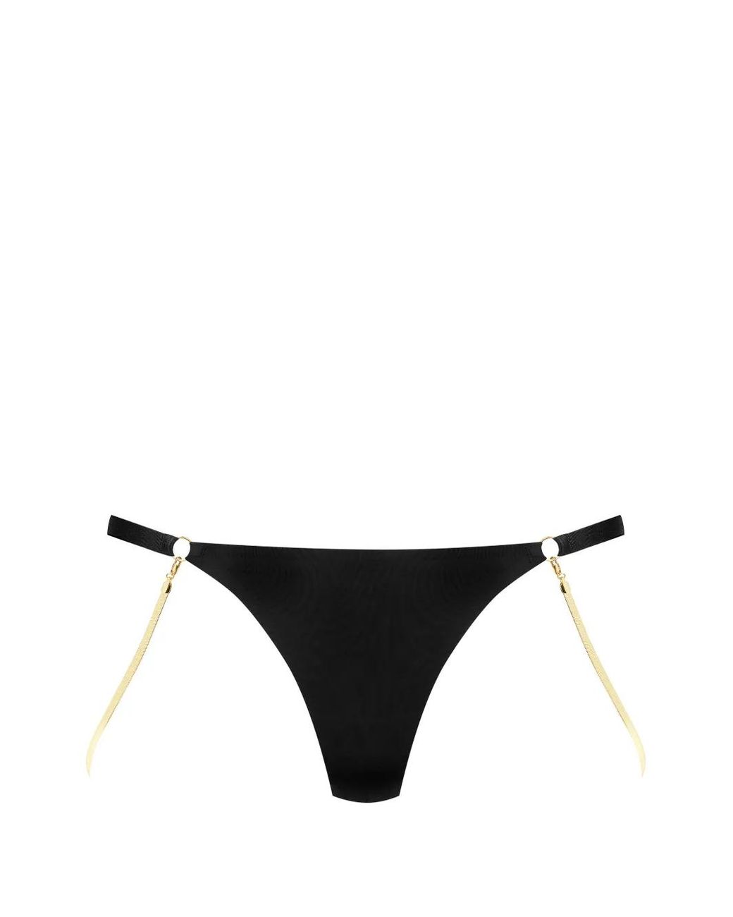 Maison Close Black Chain-String Thong