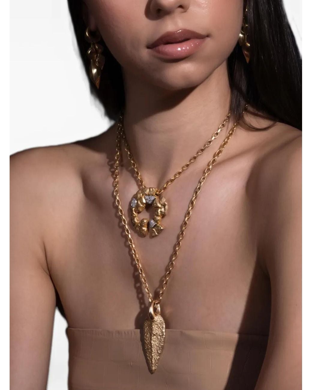 VRAM White Lynk Chain Necklace
