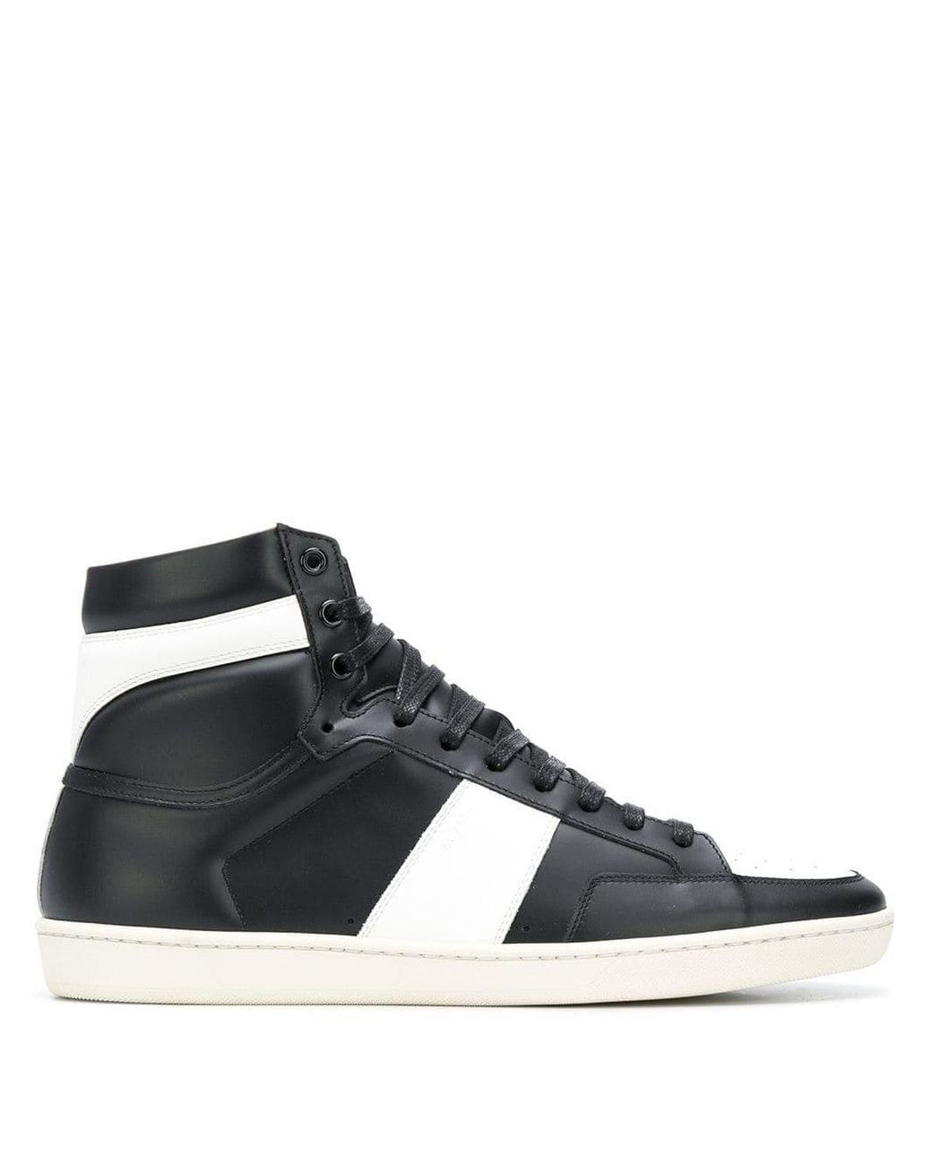 Saint Laurent Leather Court Classic Sl/10 High-top Sneakers in White ...
