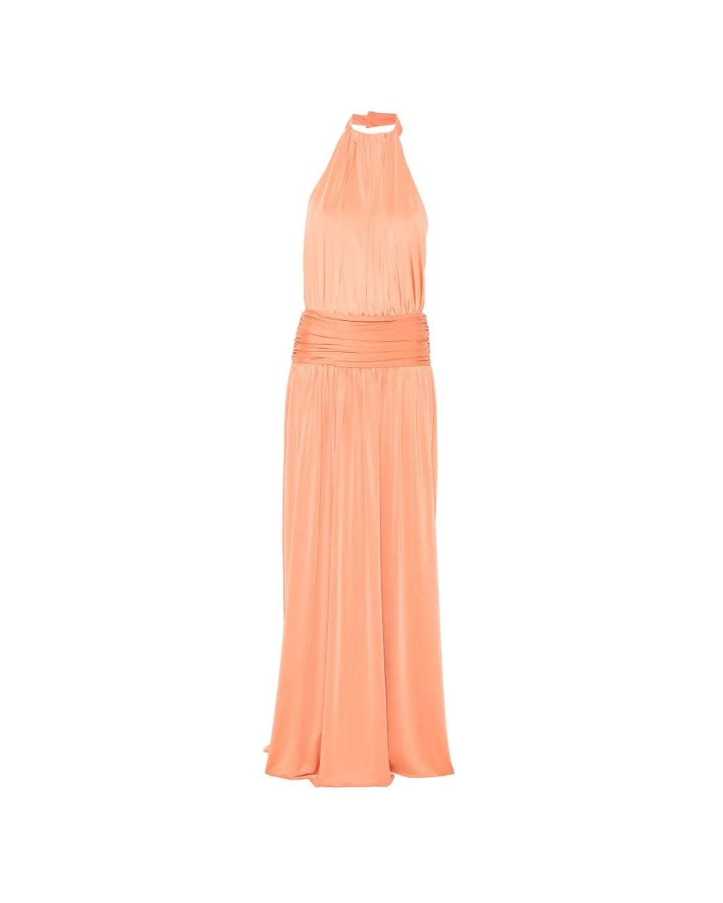 Arcina Ori White Santina Halterneck Maxi Dress