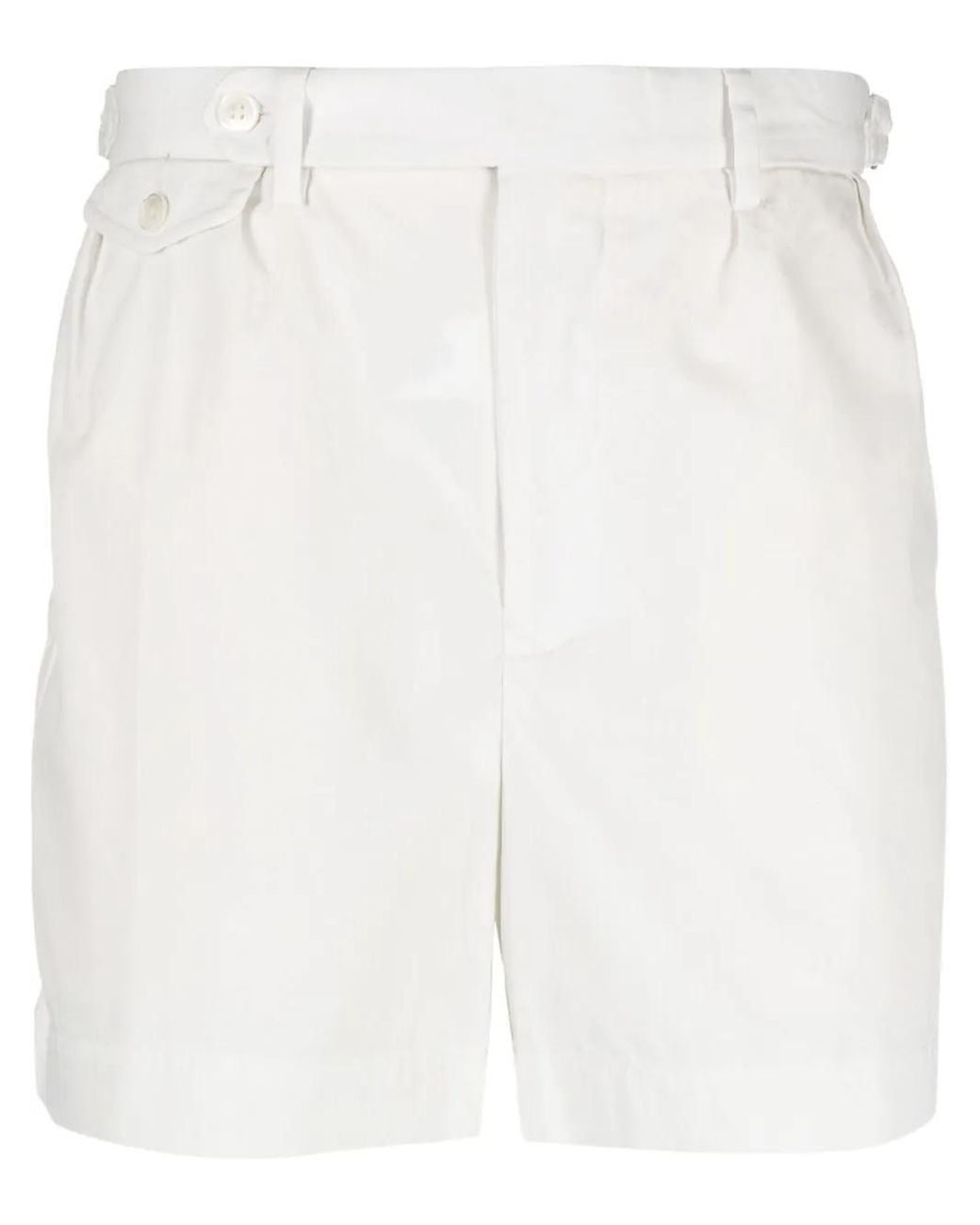 Polo Ralph Lauren White Above-Knee Tennis Shorts for men