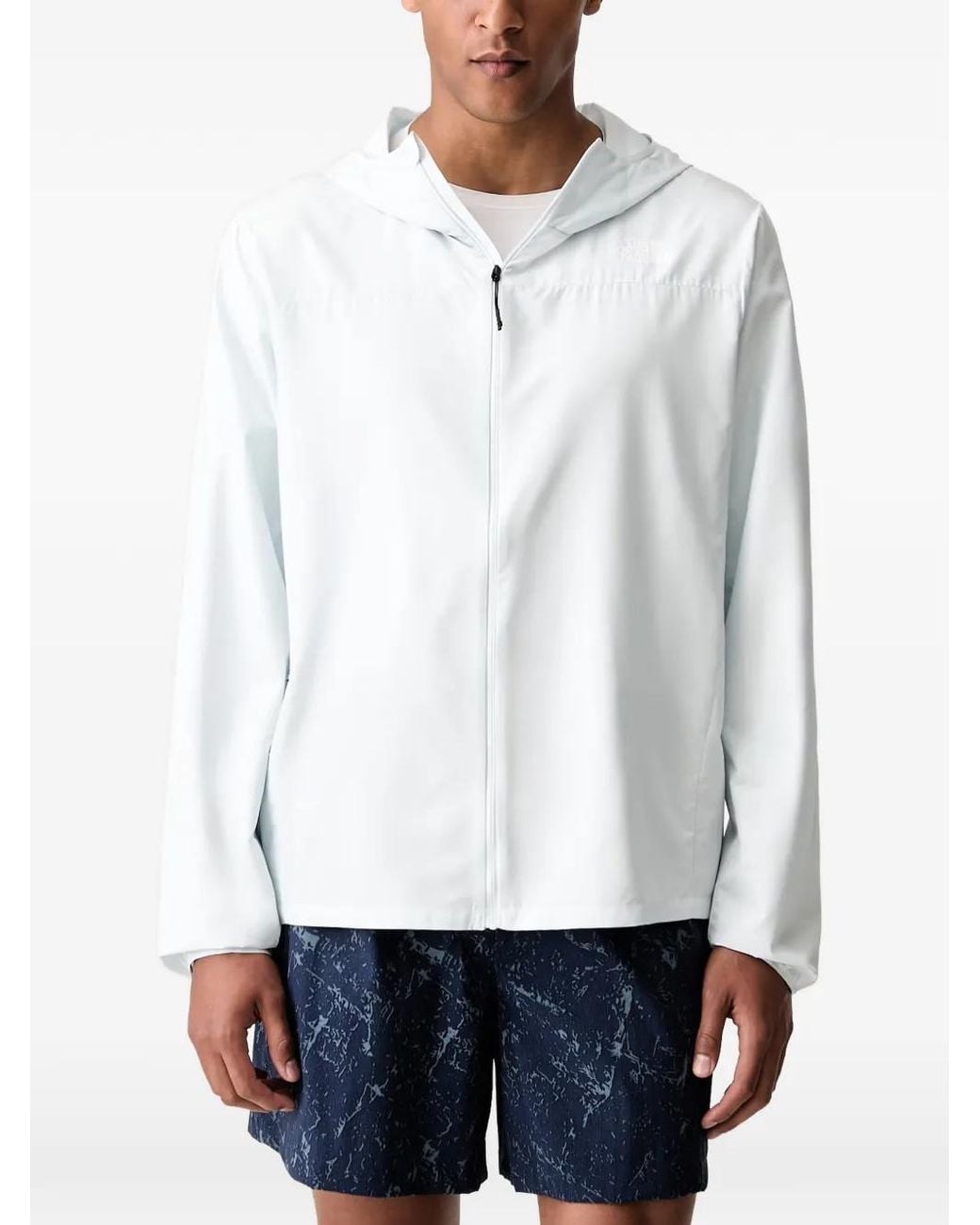 The North Face White Fontanales Hooded Jacket for men