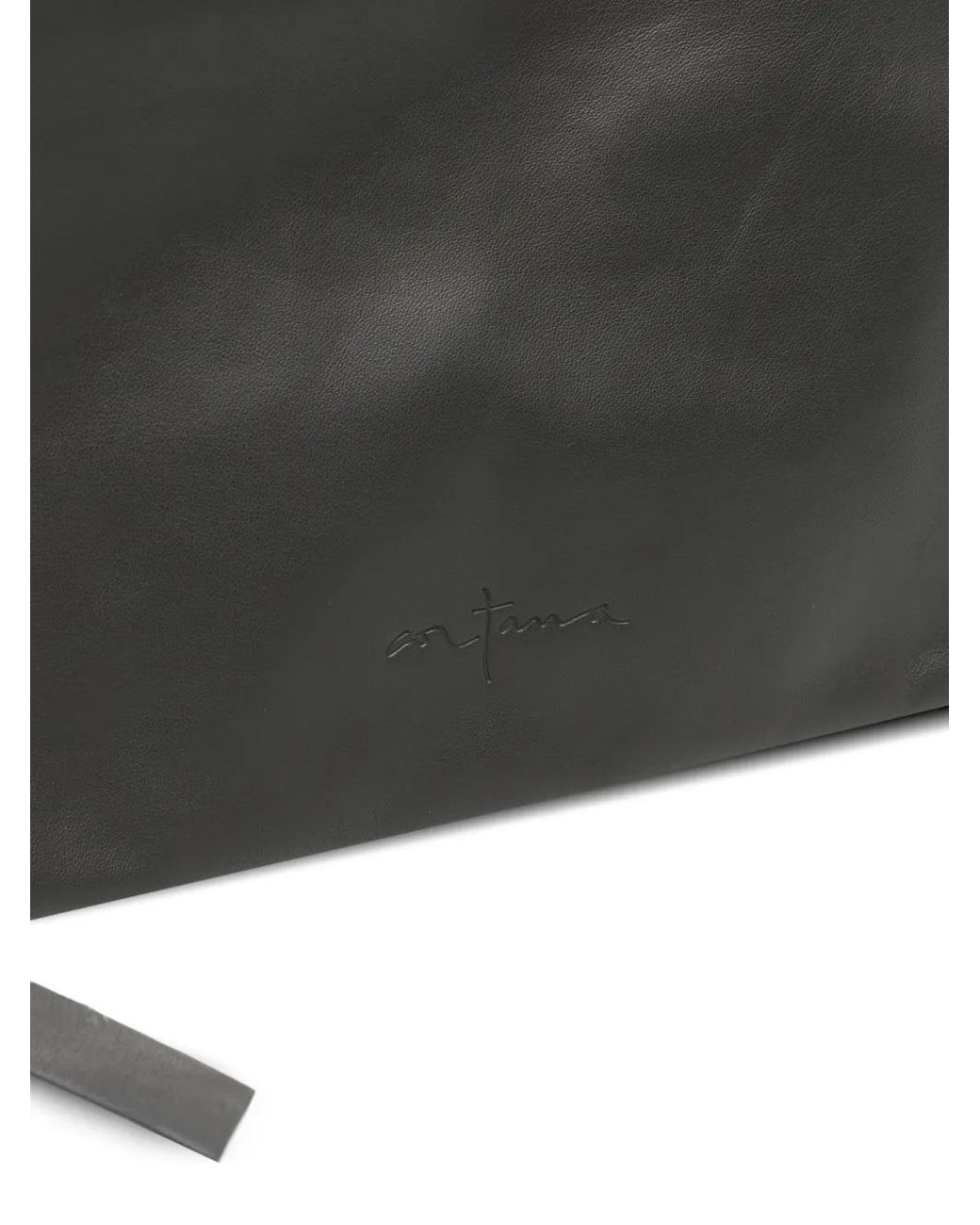 Cortana Black Small Myla Logo-Debossed Crossbody Bag