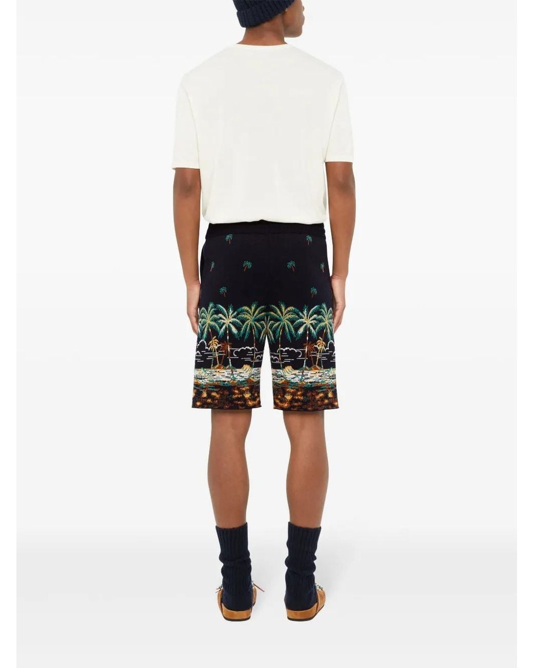 Alanui Blue The Tale Of A Hawaiian Shorts for men