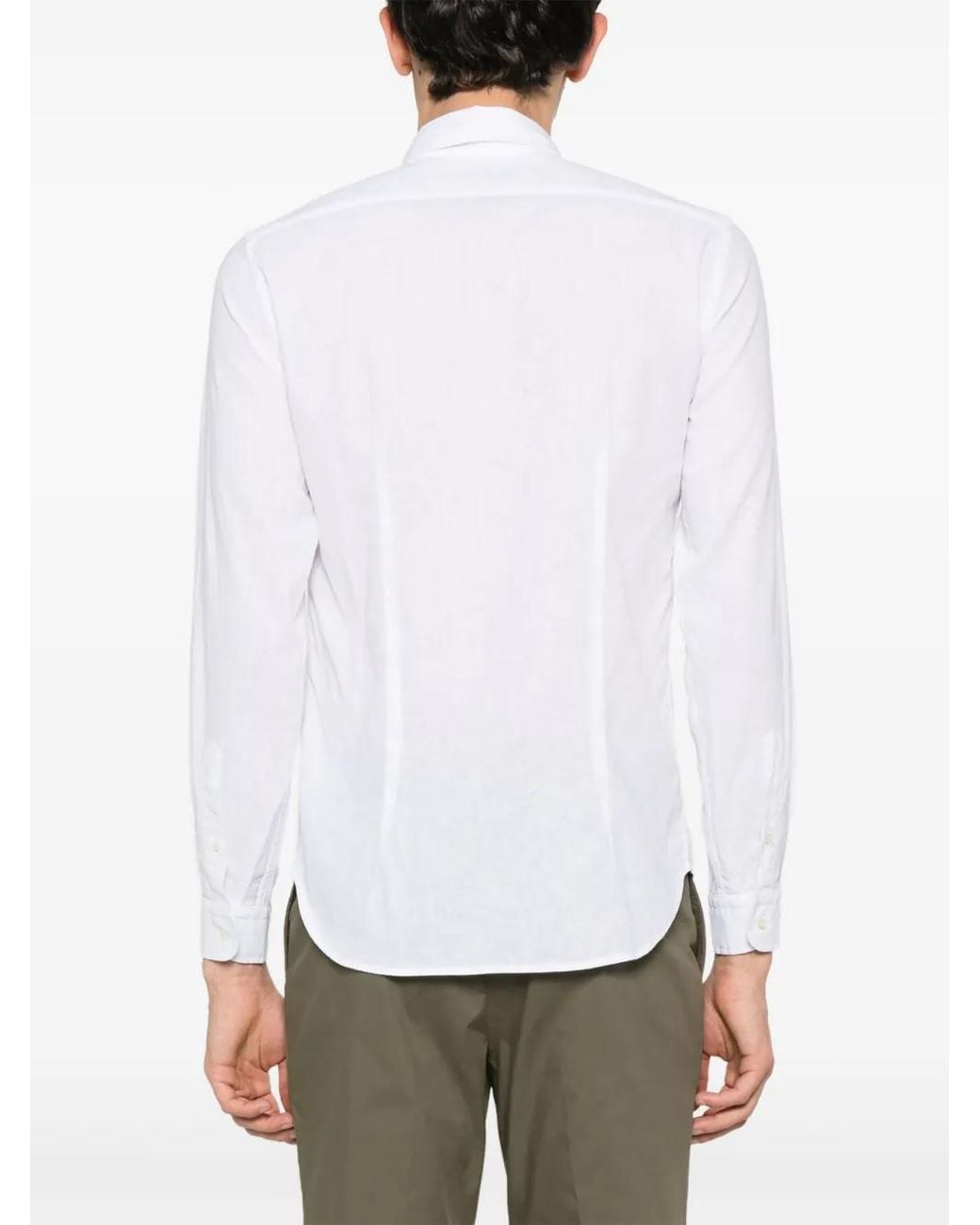Manuel Ritz White Long-Sleeved Shirt for men