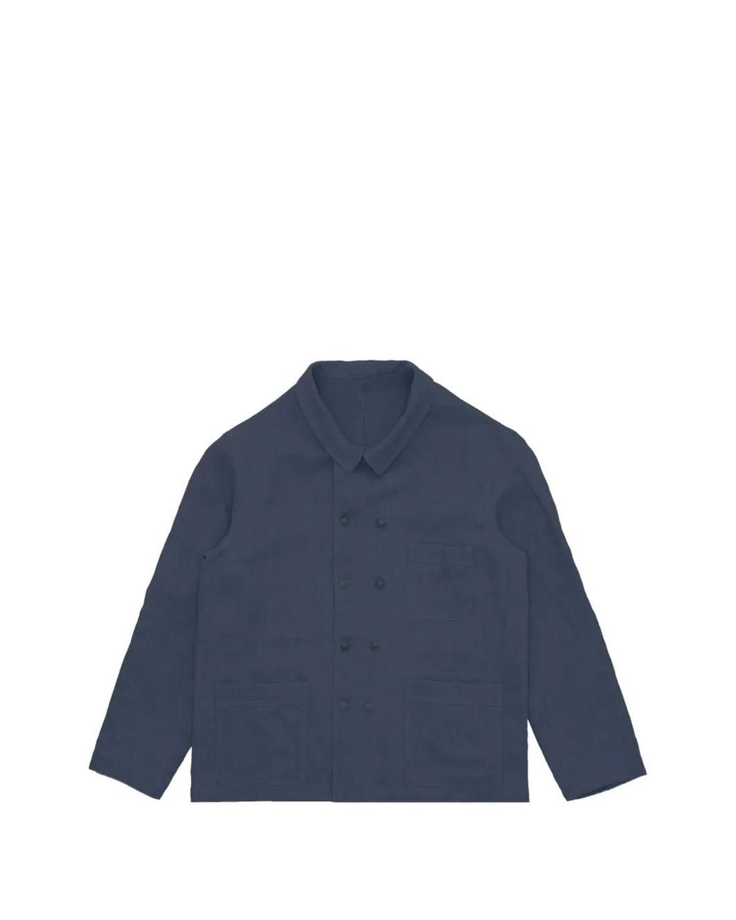 Fortela Blue Garçon Double-Breasted Overshirt for men