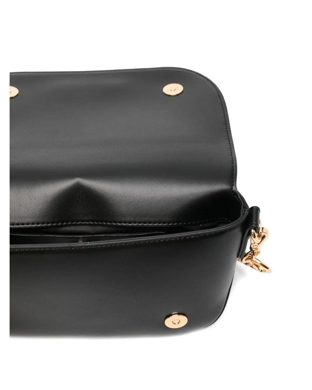 Love Moschino Black Curved Silhouette Shoulder Bag